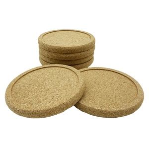 COPY - Durable  Natural Lip Cork Coasters for Dri…